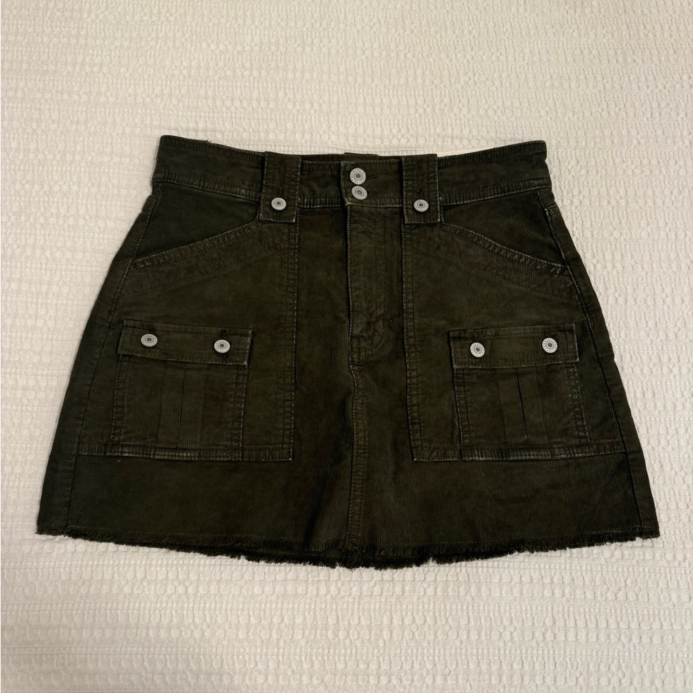 American Eagle Outfitters Green Mini Skirt